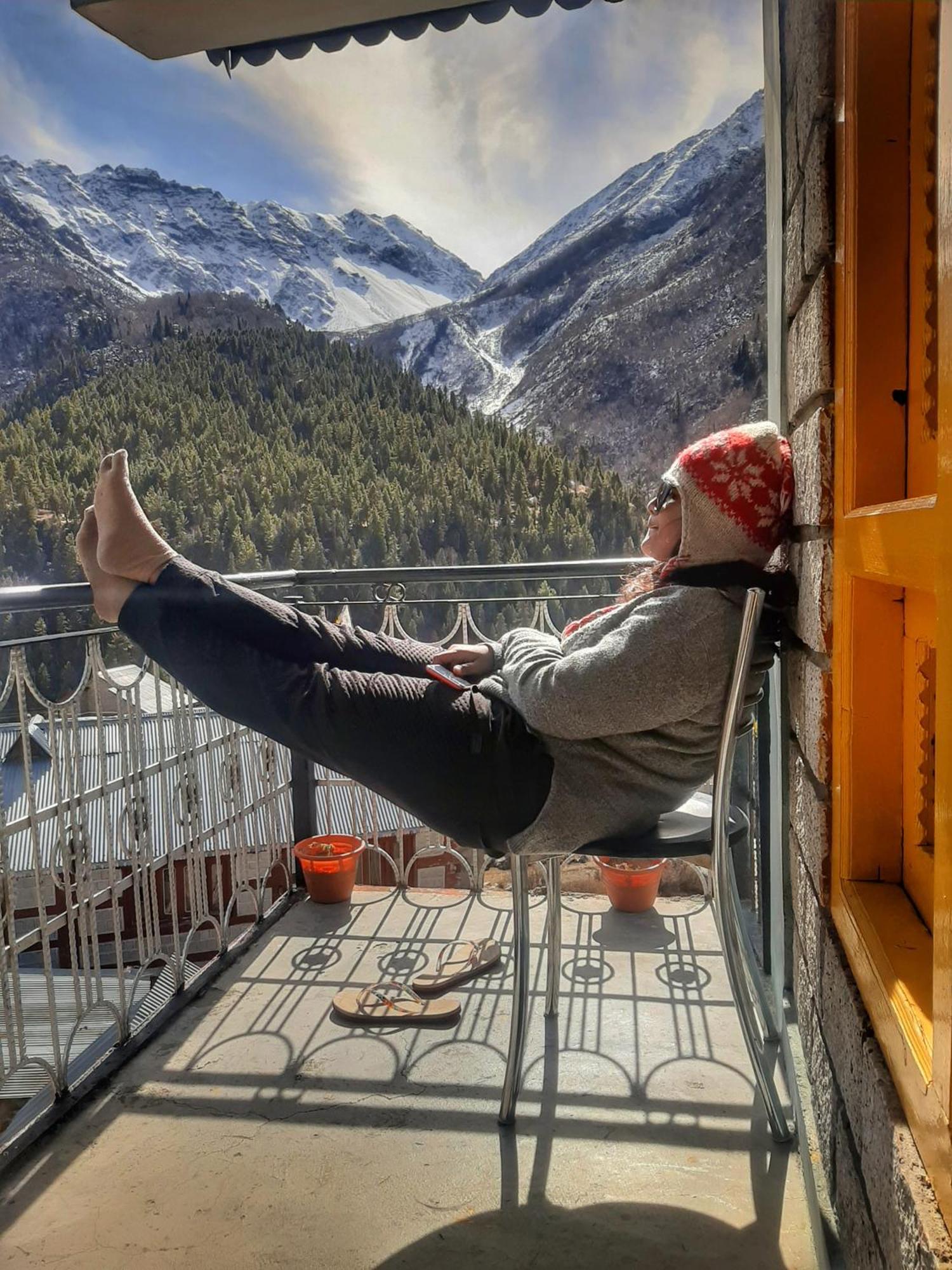 Lap Stays - Wanderer'S Nest Chitkul الغرفة الصورة